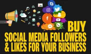 Buy Social Media followers and likes